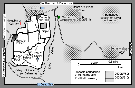 Map 8 - The City of Jerusalem