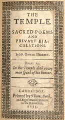 [Cover of 1633 edition of The Temple]