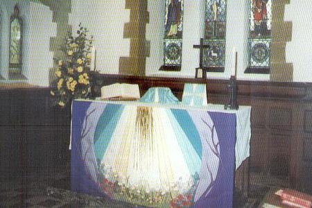 Altarcloth after the Poem ''The Flower'' on Bemerton Altar